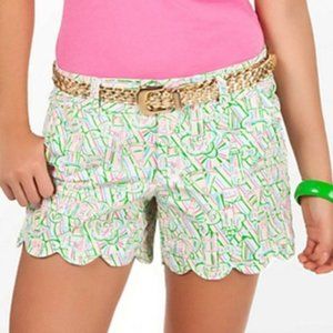 Lilly Pulitzer Buttercup Shorts Guiding Light Print, size 6, Worn once